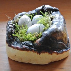 EdArt Holzkunst Altholzobjekte Osternest